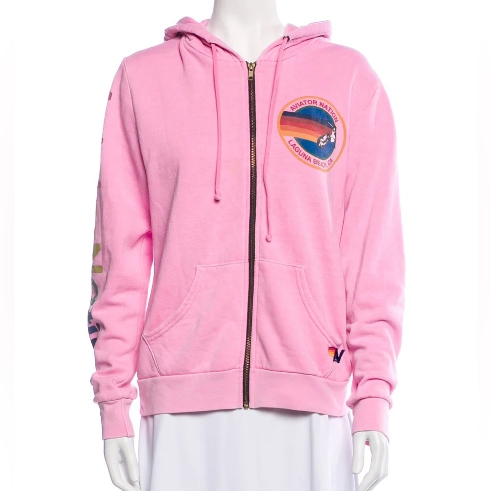 Aviator Nation Pink Hoodie